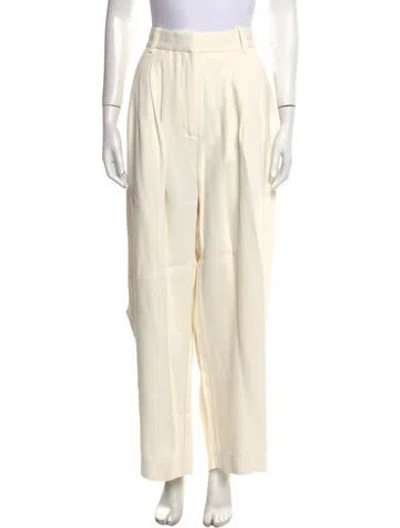 Pre-owned Co Wide Leg Pants In Neutral