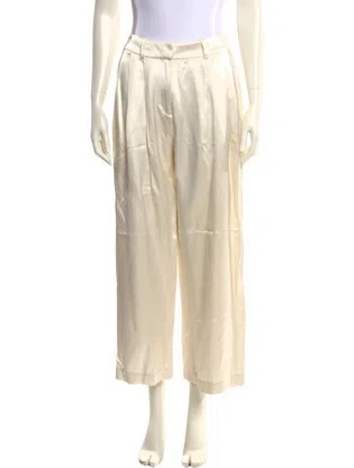 Pre-owned Co Wide Leg Pants In Neutral