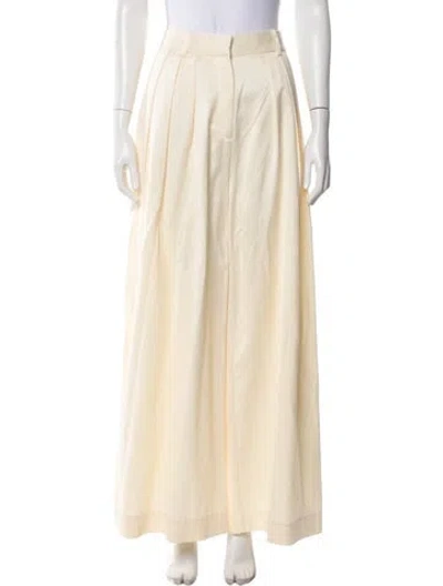 Pre-owned Co Wide Leg Pants In Neutral
