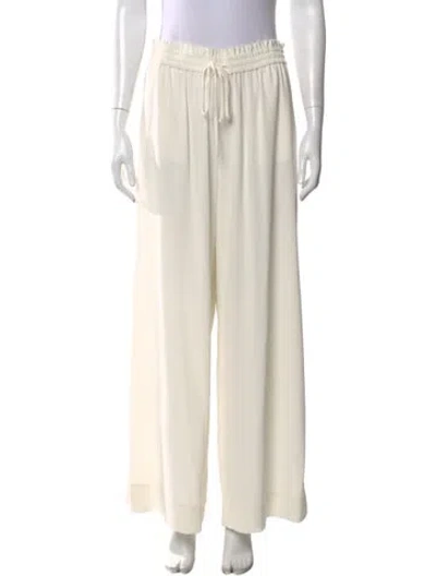 Pre-owned Co Wide Leg Pants In Neutral