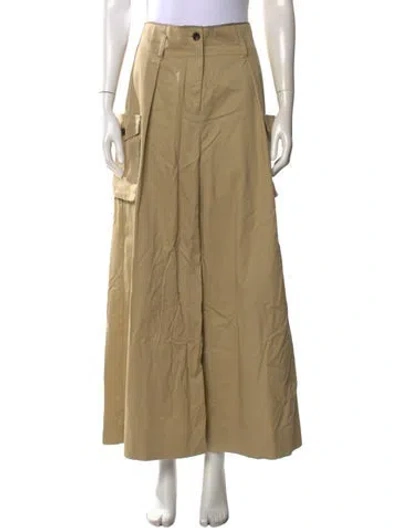 Pre-owned Co Wide Leg Pants In Neutral
