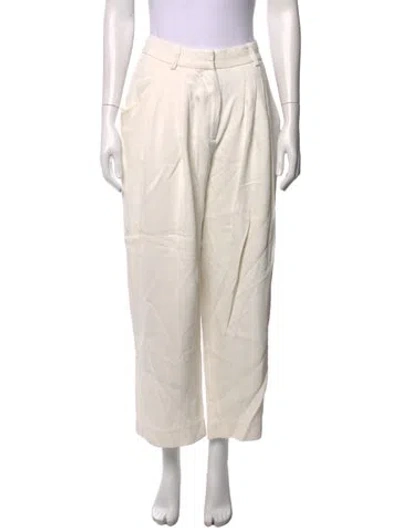 Pre-owned Co Wide Leg Pants In Neutrals