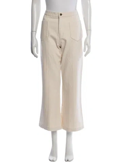 Pre-owned Co Wide Leg Pants In Neutrals