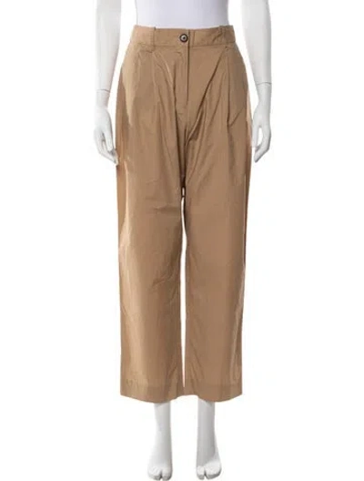 Pre-owned Co Wide Leg Pants In Neutrals