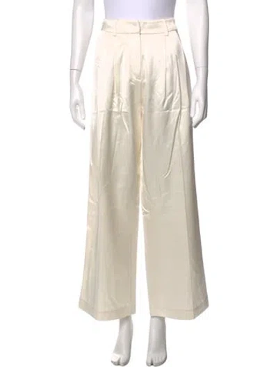 Pre-owned Co Wide Leg Pants In Neutrals