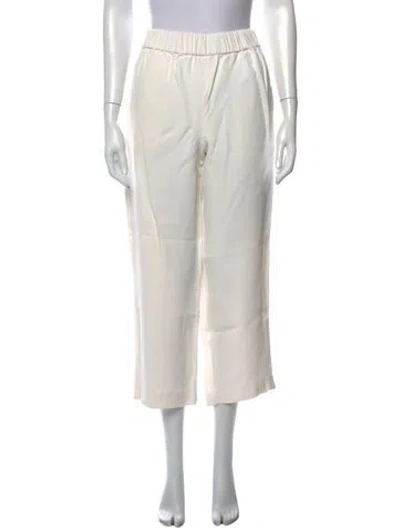 Pre-owned Co Wide Leg Pants In Neutrals/white