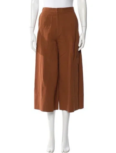 Pre-owned Co Wide Leg Pants In Orange