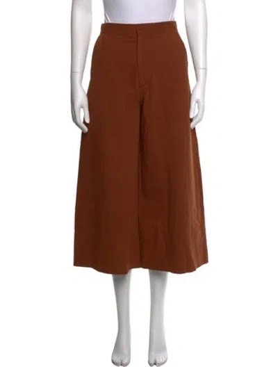 Pre-owned Co Wide Leg Pants In Orange