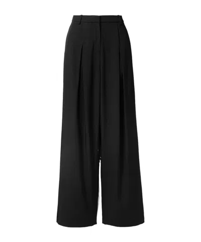 Co Wide-leg Casual Pants In Black