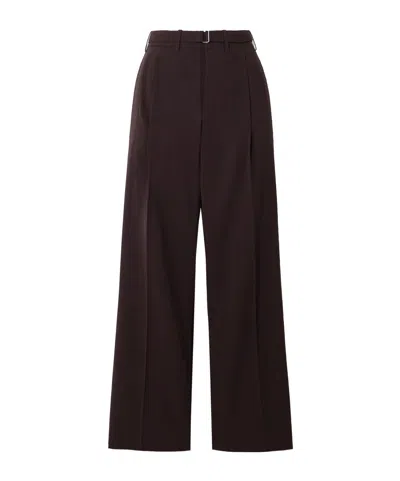 Co Wide-leg Casual Pants In Black