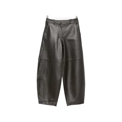 CO WIDE-LEG LEATHER TROUSERS