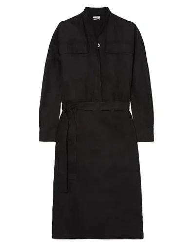 Co Woman Midi Dress Black Size Xs Polyamide, Tton