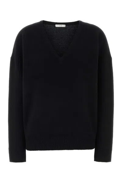 Co Women's 100% Cashmere Sweater In Black