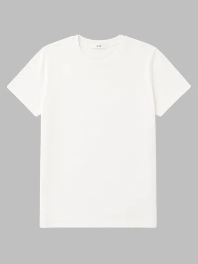 Co Crewneck Tton T-shirt In White