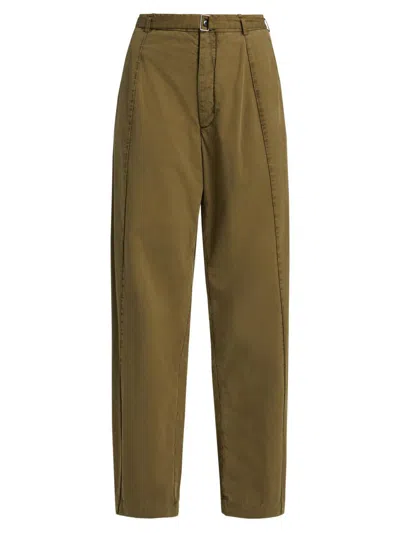 Co Women's Belted Tton Pants In Brown