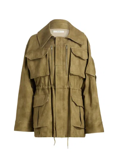 Co Women's Camo Tton-blend Military Jacket In Green