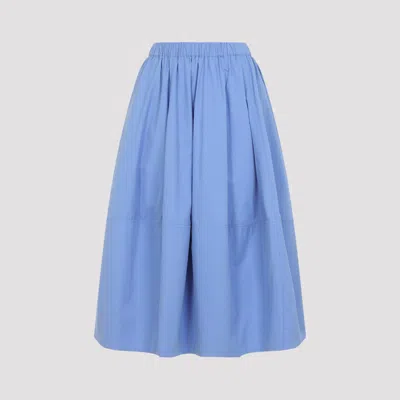 Co Women's Tton Bubble Midi Skirt In Blue