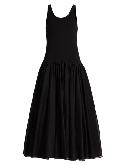 Co Women's Crinoline Double Layer Cktail Dress In Black
