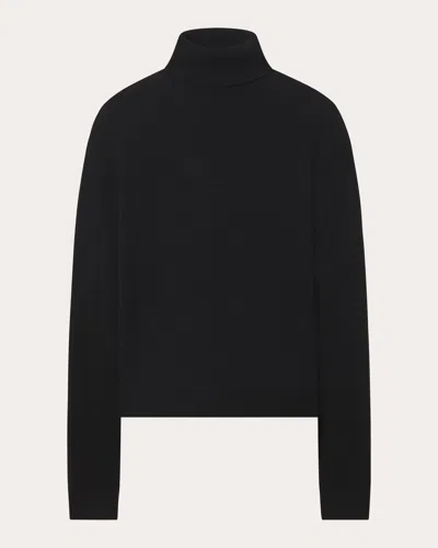 Co Women's Fine Cashmere Slim Turtleneck In Black