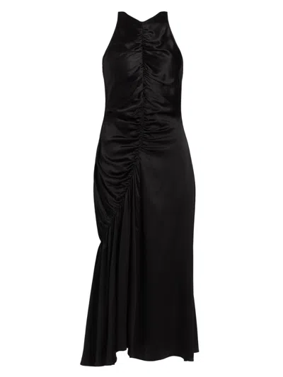 Co Women's Liquid Gathered Dress In Black