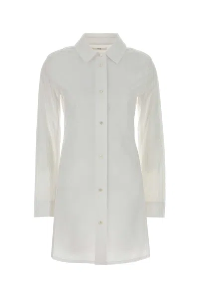 Co Women's Poplin Shirt In White