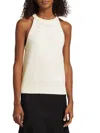 CO WOMEN'S RIBBED POINTELLE TANK TOP