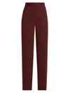 Co Tailored Trousers In Burgundy