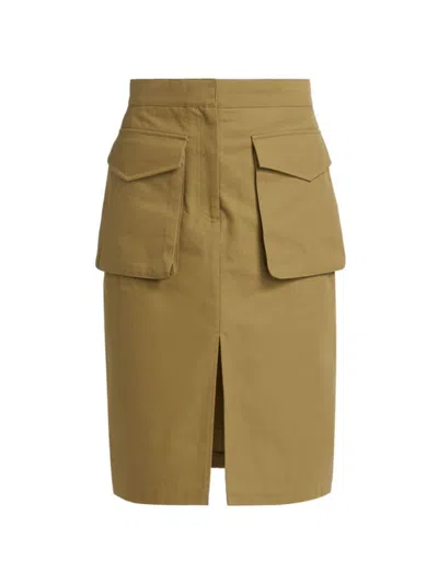 Co Women's Workwear Tton Utility Skirt In Brown