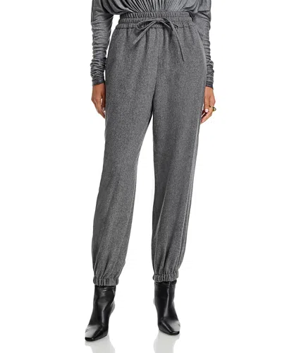 Co Wool And Cashmere Jogger Pants In Gray