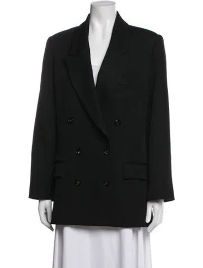 Pre-owned Co Wool Blazer In Black