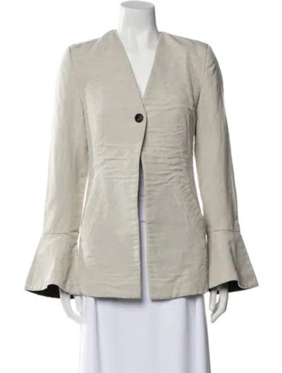 Pre-owned Co Wool Blazer In Neutral