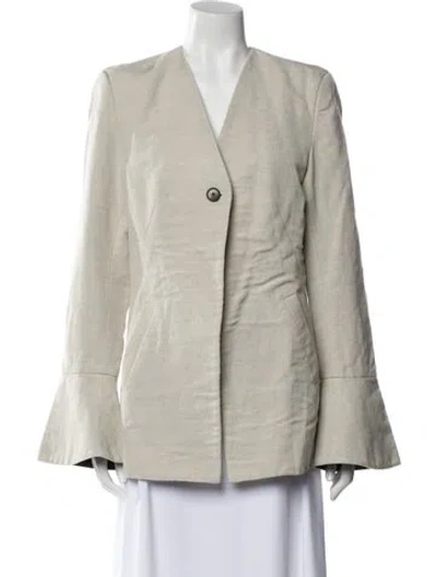 Pre-owned Co Wool Blazer In Neutral