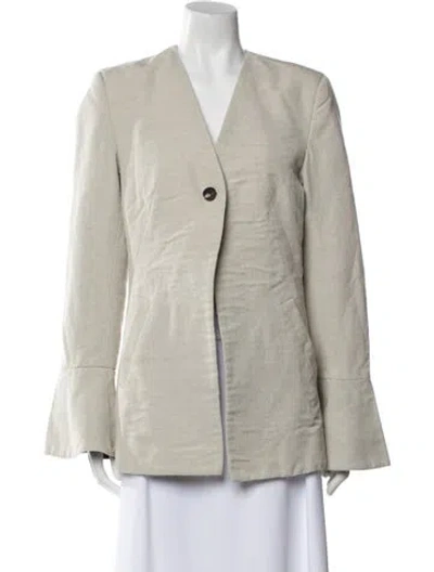 Pre-owned Co Wool Blazer In Neutral