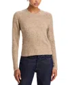 Co Wool-blend Crewneck Knit Sweater In Nude