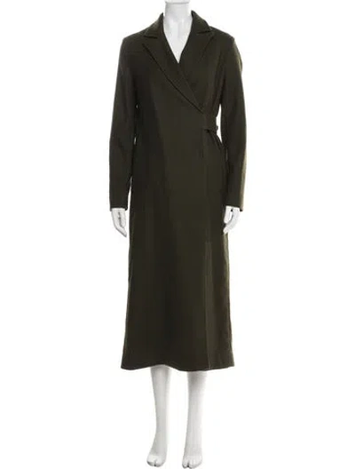 Pre-owned Co Wool At In Green