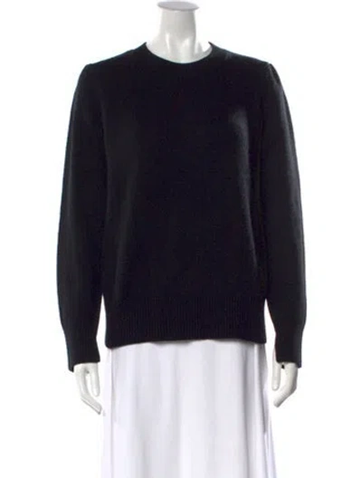 Pre-owned Co Wool Crew Neck Sweater In Blue