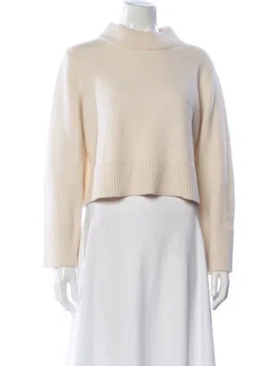 Pre-owned Co Wool Crew Neck Sweater In Neutral