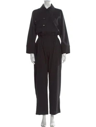 Pre-owned Co Wool Jumpsuit In Black