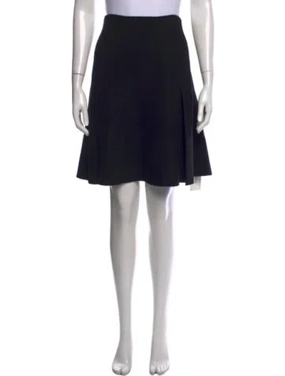 Pre-owned Co Wool Mini Skirt In Black