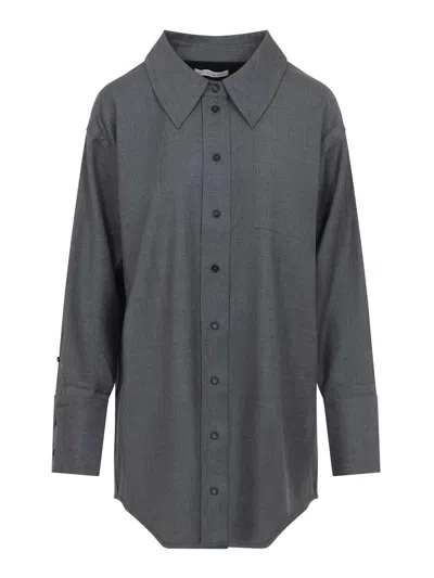 Co Wool Overshirt In Gray