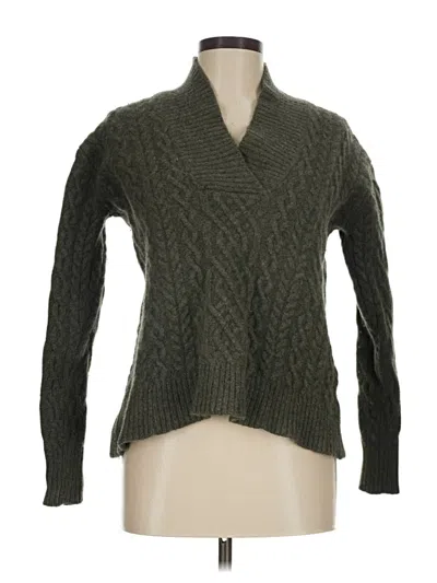 Pre-owned Co Wool Pullover Sweater In Green