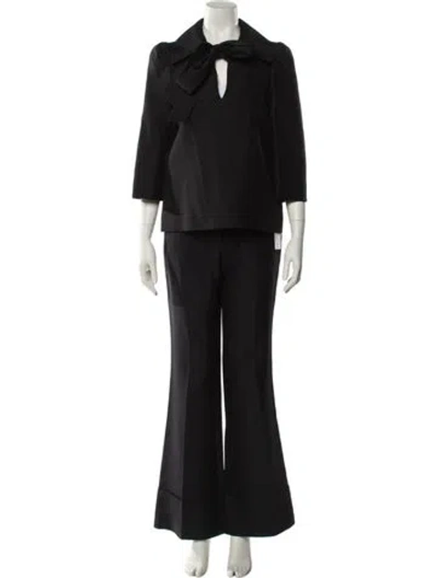 Pre-owned Co Wool Set In Black