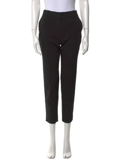 Pre-owned Co Wool Straight Leg Pants In Black