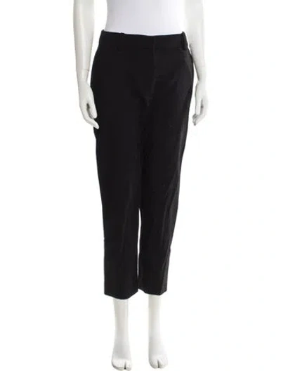 Pre-owned Co Wool Straight Leg Pants In Black