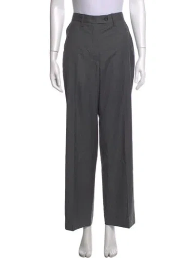 Pre-owned Co Wool Straight Leg Pants W/ Tags In Grey