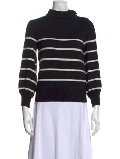 Pre-owned Co Wool Striped Sweater In Black