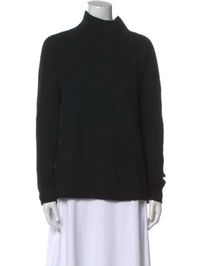 Pre-owned Co Wool Turtleneck Sweater In Black