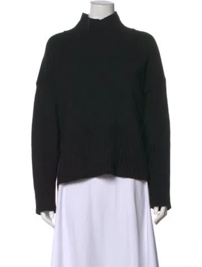 Pre-owned Co Wool Turtleneck Sweater In Black