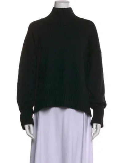 Pre-owned Co Wool Turtleneck Sweater In Black