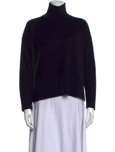 Pre-owned Co Wool Turtleneck Sweater In Black